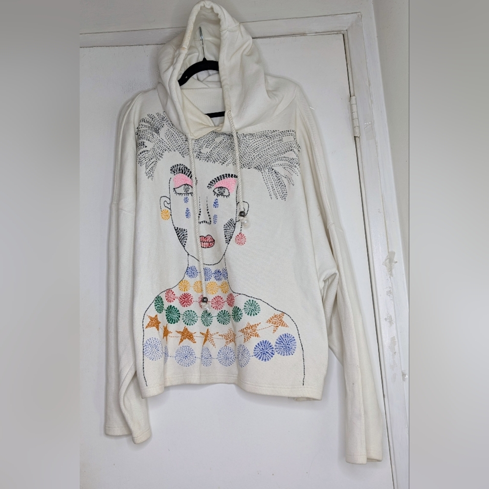Glass Cypress Face Hoodie